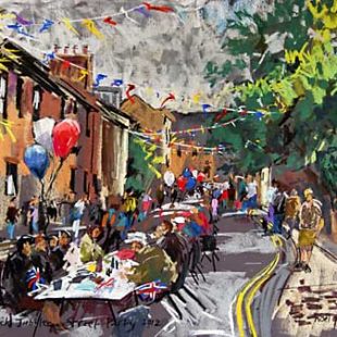 Jubilee street party pastel small