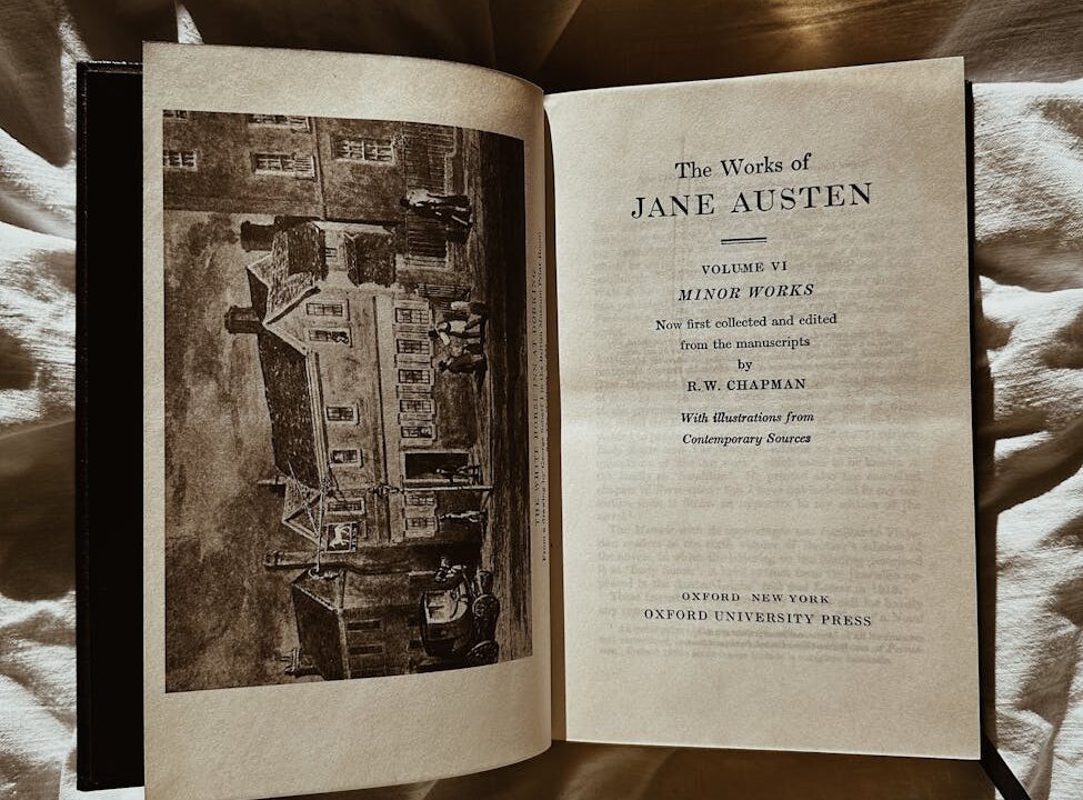 pexels photo 19985255 a book lying on bed sheets